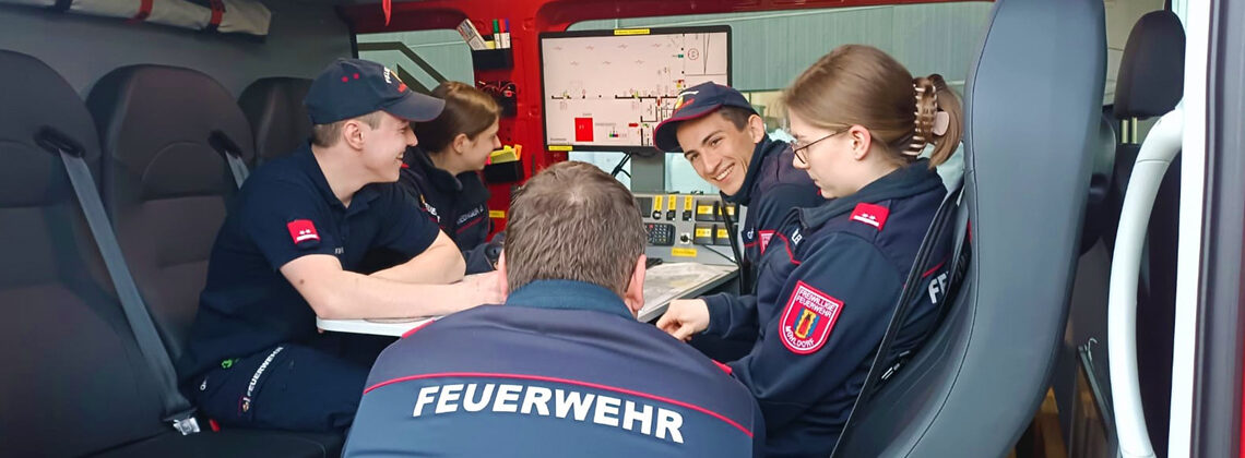 Gemeinsame Funkübung des Pflichtbereichs Feldkirchen