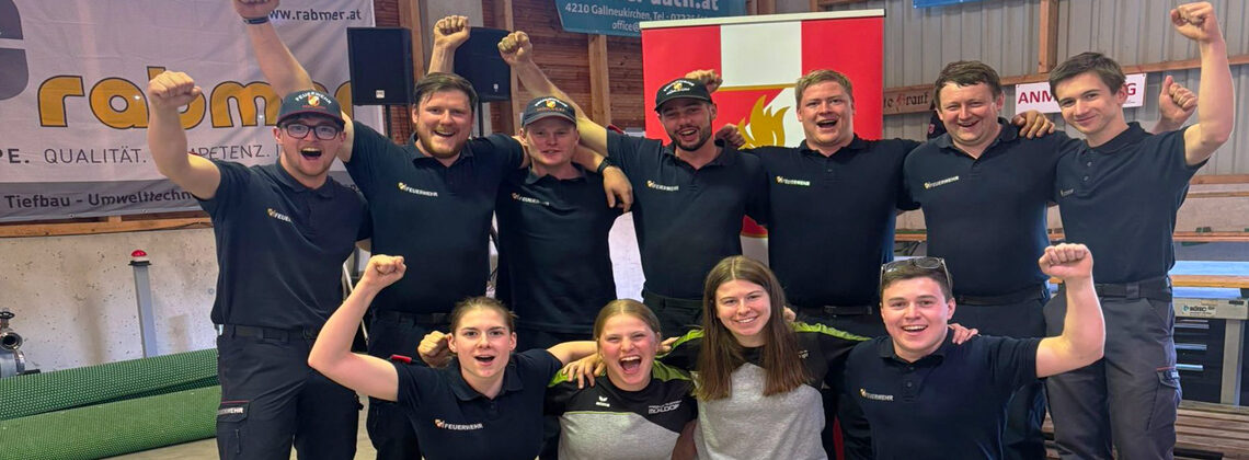 Bewerbsgruppe beim Kuppelcup in Schmiedgassen