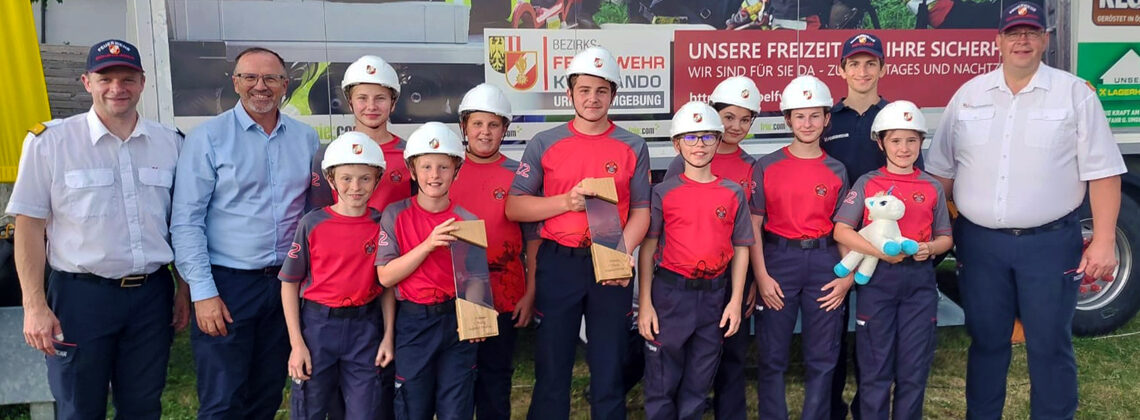 1. und 2. Platz unserer Jugend beim Abschnittsbewerb in Oberbairing