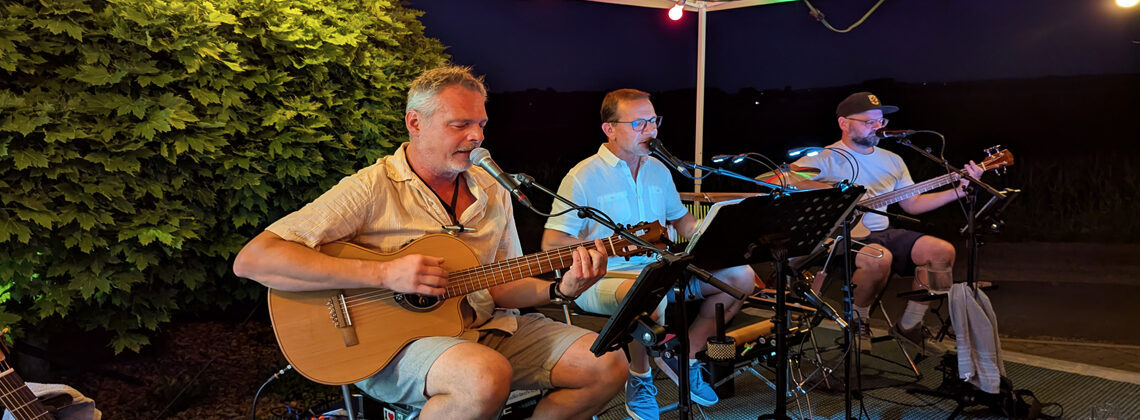 Heißer Abend mit guter Musik und Unterhaltung