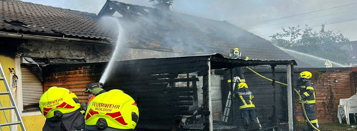 Brand Wohngebäude in Goldwörth